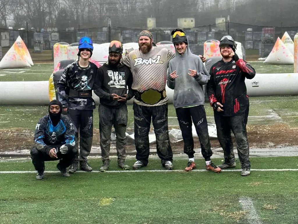 exciting team building and company events held at Southern Maryland Paintball