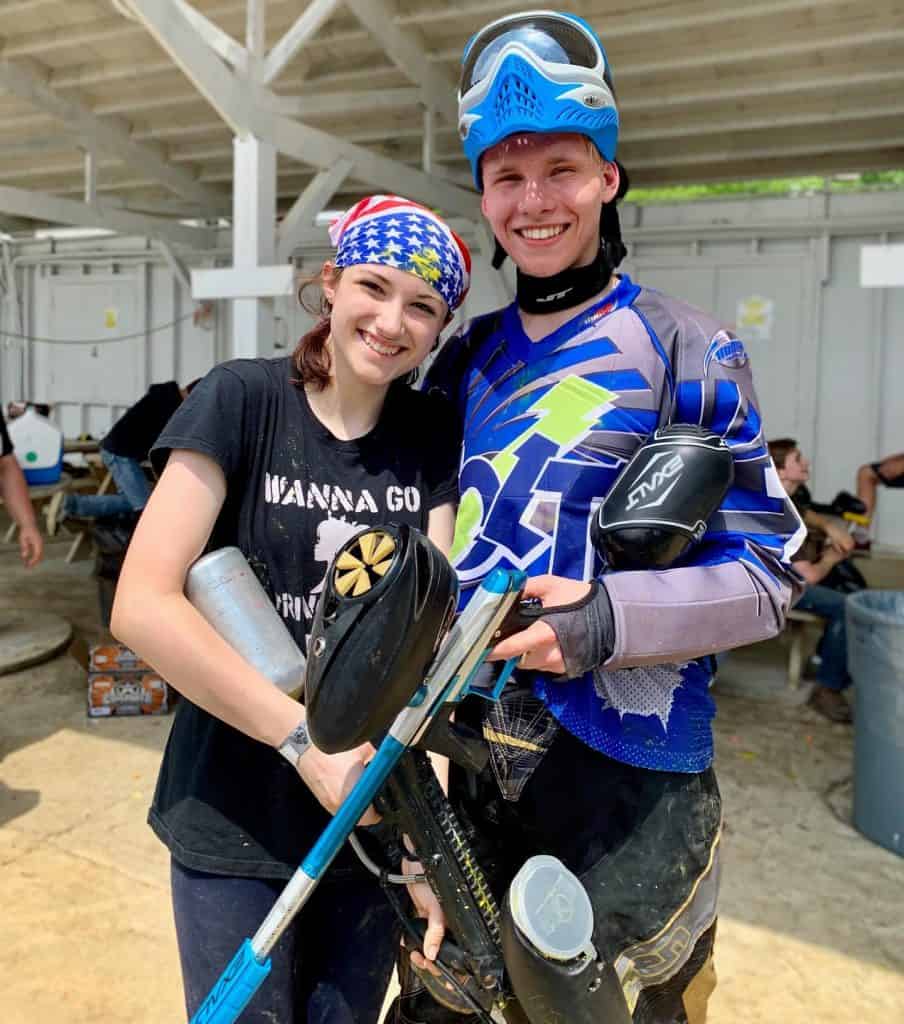 Play Traditional paintball at North East Adventure